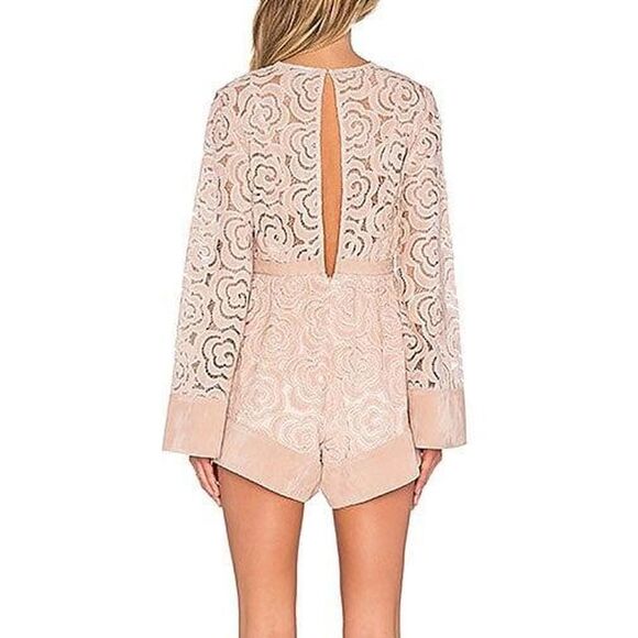 Alice McCall Women's Tan and Pink Playsuit-romper - Picture 2 of 7